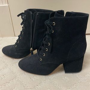 J. Crew Lace-up block-heel boots